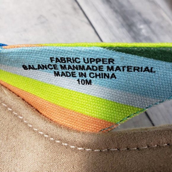 Coldwater Creek Espadrille Wedge Sandal NWOB Sz 10 - Picture 8 of 8